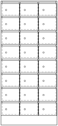 Verteilerschrank mit Briefeinwurf